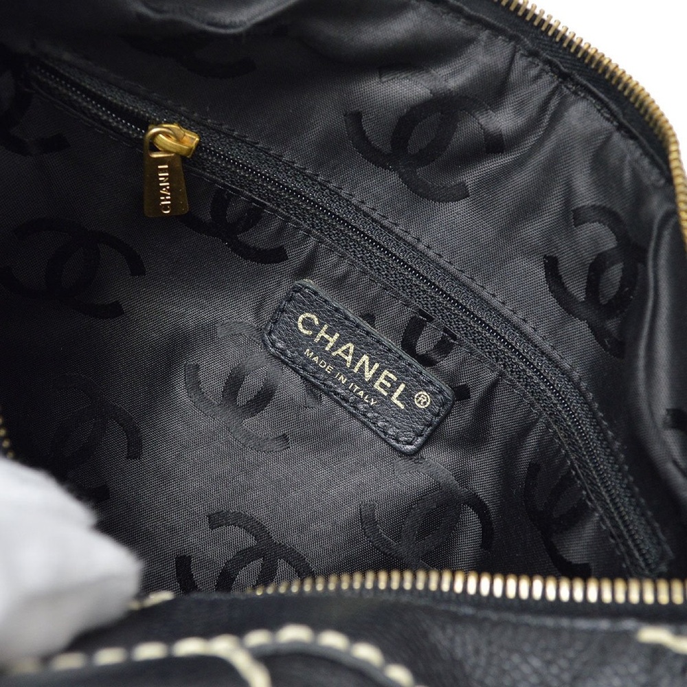 💎✨ CELEBRITY ✨💎 RARE CC WILD stitch CHANEL ZIPPER BAG - Picture 10 of 16